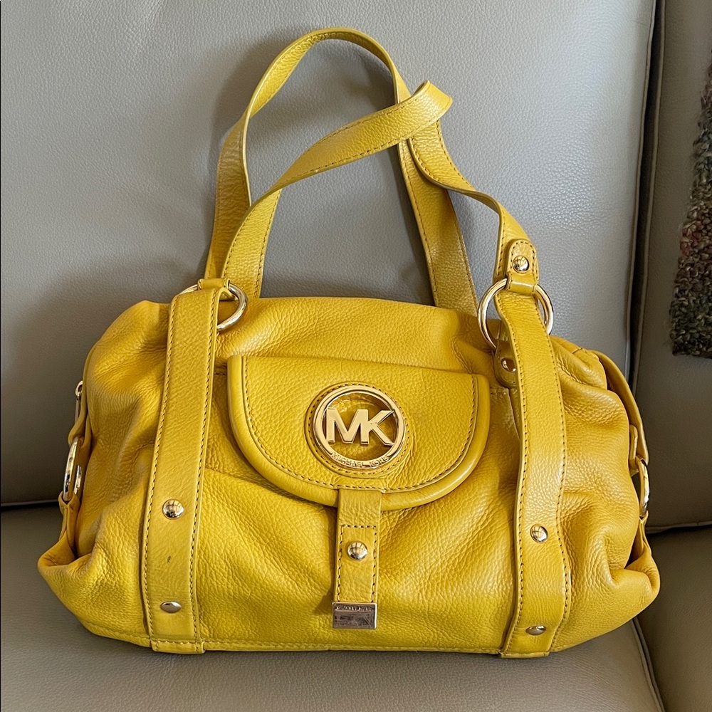 Michael Kors Vibrant Yellow Handbag